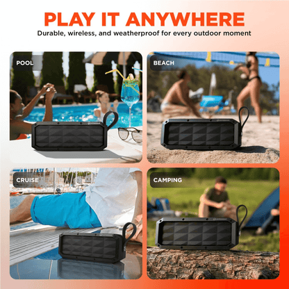 HyperGear Beast XL Water-Resistant Wireless Speaker Jupiter Gear Home