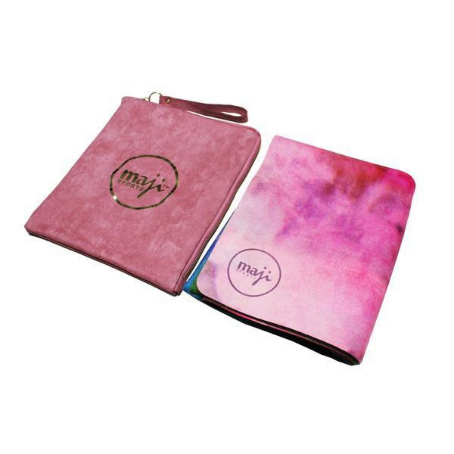 Maji Sports Suede &amp; Natural Rubber Travel Yoga Mat Jupiter Gear Home