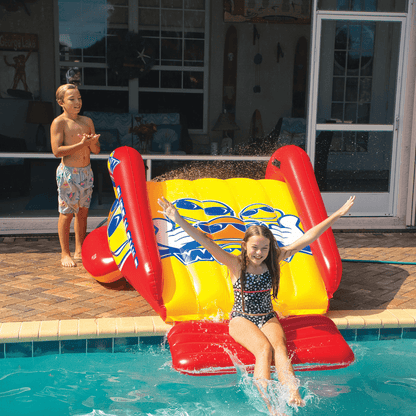 WOW Watersports Slide N Smile Inflatable Pool Slide with Sprinklers Jupiter Gear Home