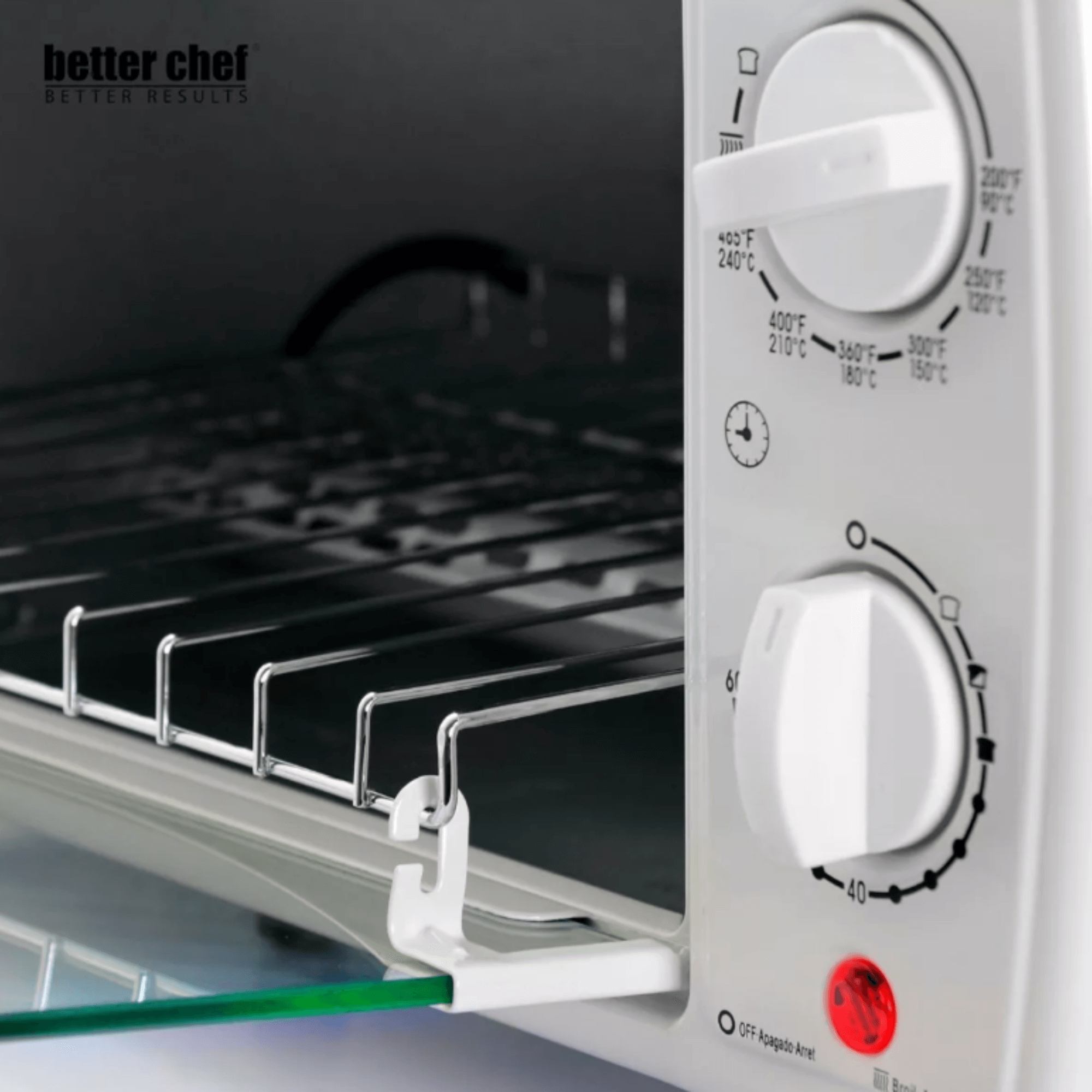Better Chef 9L Toaster Oven Broiler with Slide-Out Rack and Bake Tray Jupiter Gear Home