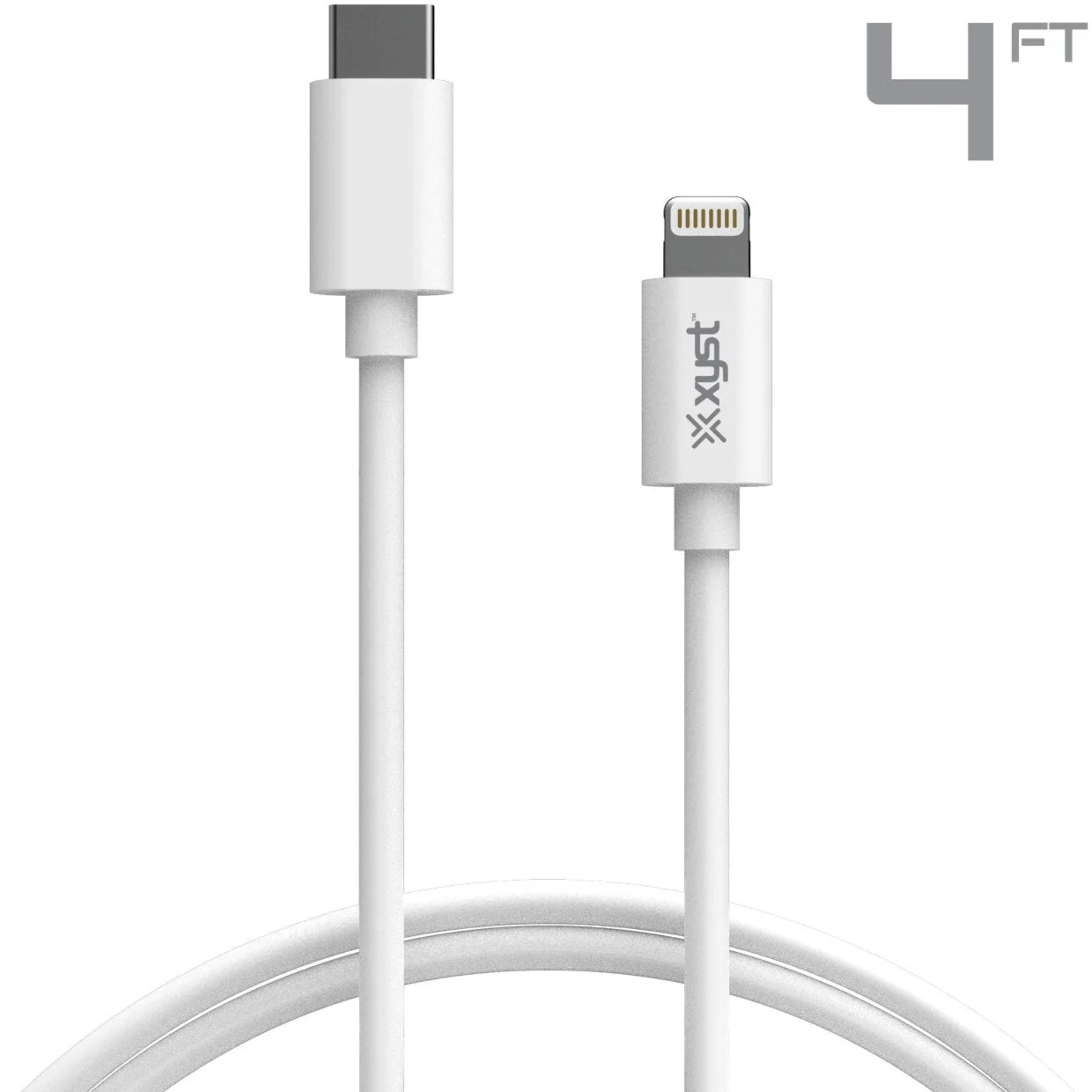 Xyst Charge and Sync USB-C to Lightning Cable 4Ft Jupiter Gear Home