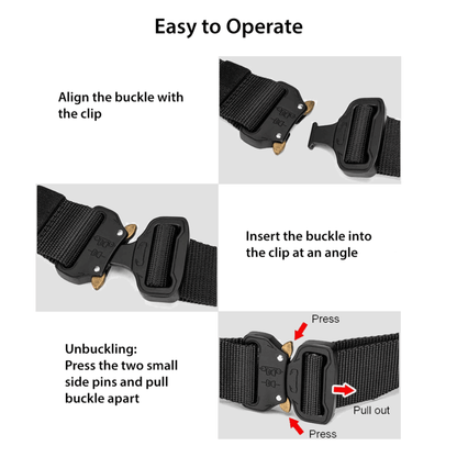 XGear Tactical Mens Tactical Belt Riggers Style with Buckle Jupiter Gear Home