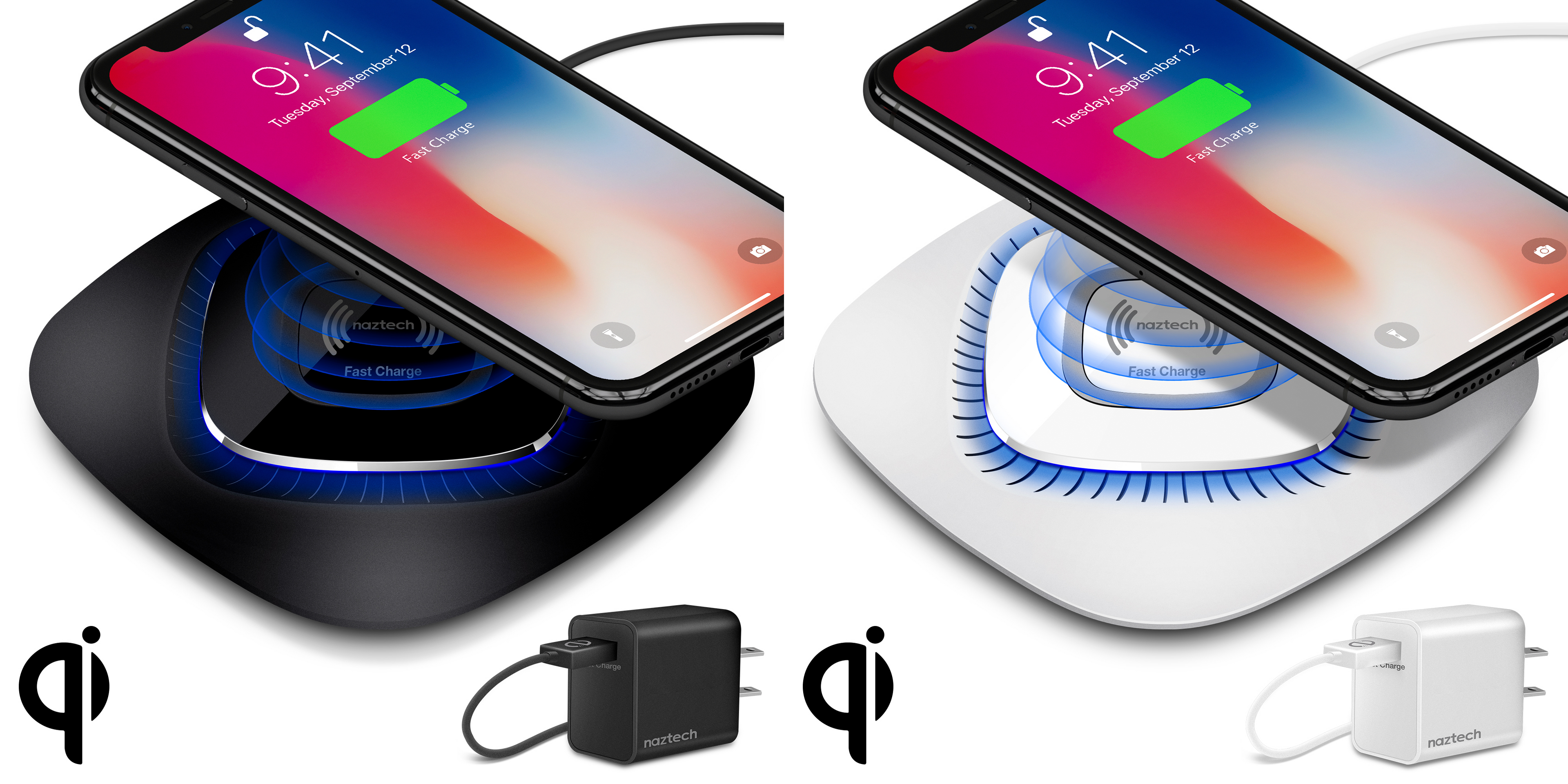 Naztech Power Pad Qi Wireless Fast Charger Jupiter Gear Home