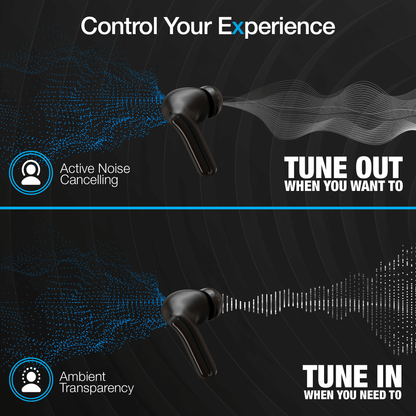 Naztech Xpods ANC Active Noise Cancelling True Wireless Earbuds with Wireless Charging Case Jupiter Gear Home