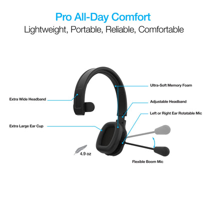 Naztech NXT-700 Xtreme Noise Cancelling Headset for Home Use Jupiter Gear Home