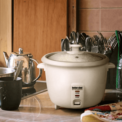 Better Chef 8-Cup - 16-Cup Cooked - Rice Cooker with Measuring Cup and Paddle Jupiter Gear Home