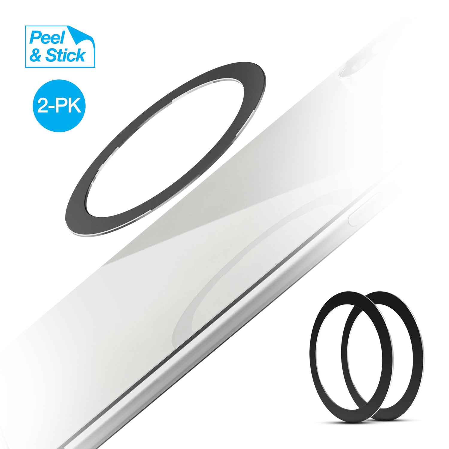 Naztech MagUP MagSafe Magnetic Ring 2-Pack Jupiter Gear Home