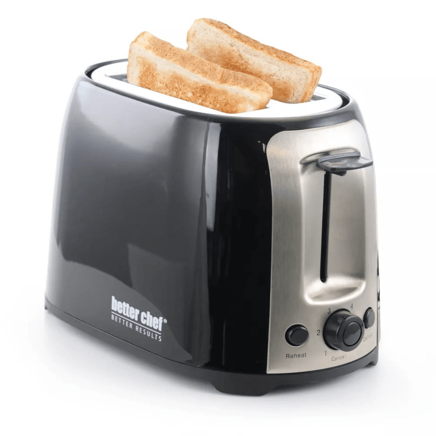 Better Chef Deluxe Cool Touch Wide-Slot 2-Slice Toaster with Stainless Accents - REFURBISHED Jupiter Gear Home
