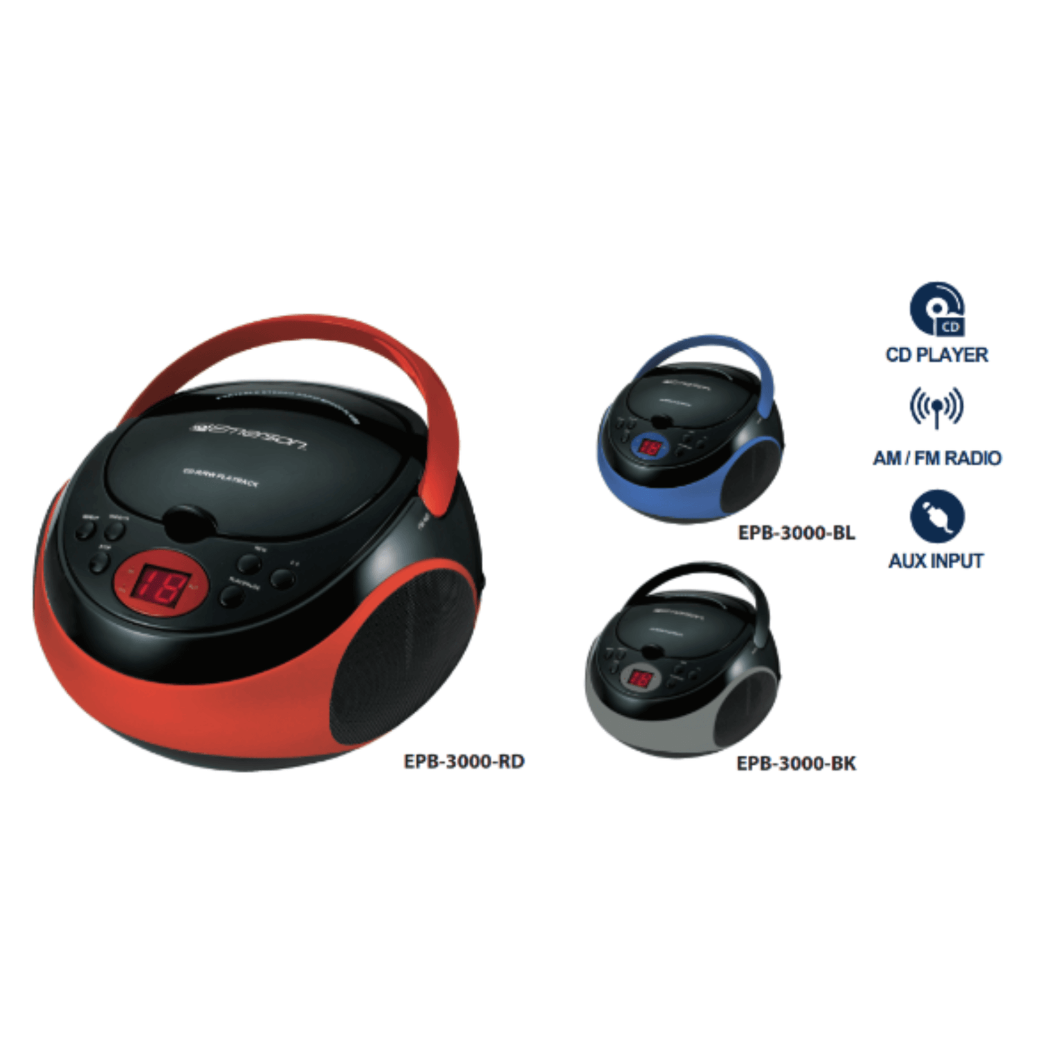 Emerson Portable CD Player / Radio Jupiter Gear Home