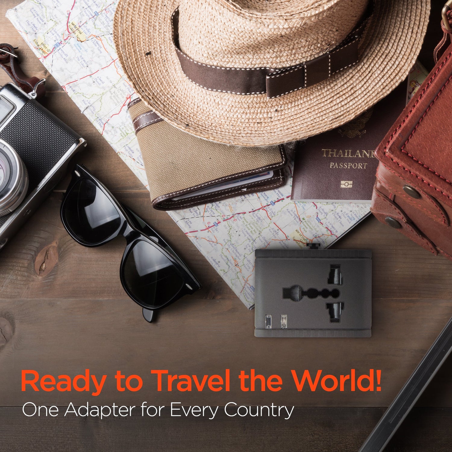 HyperGear All-in-one World Travel Adapter Jupiter Gear Home