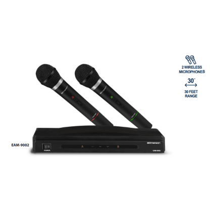 Emerson Professional Dual Microphone Kit with Wireless Transmitter Jupiter Gear Home