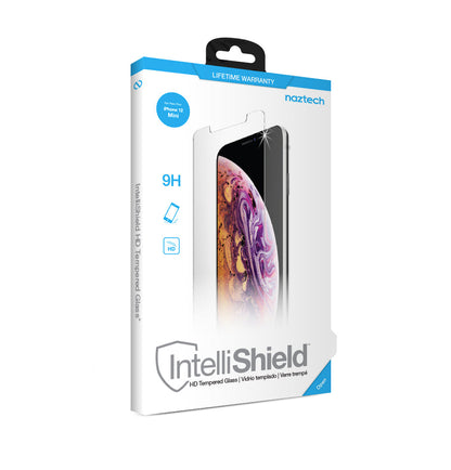 Naztech IntelliShield Tempered Glass Screen Protector with 3D Edge for the iPhone 12 Mini Jupiter Gear Home