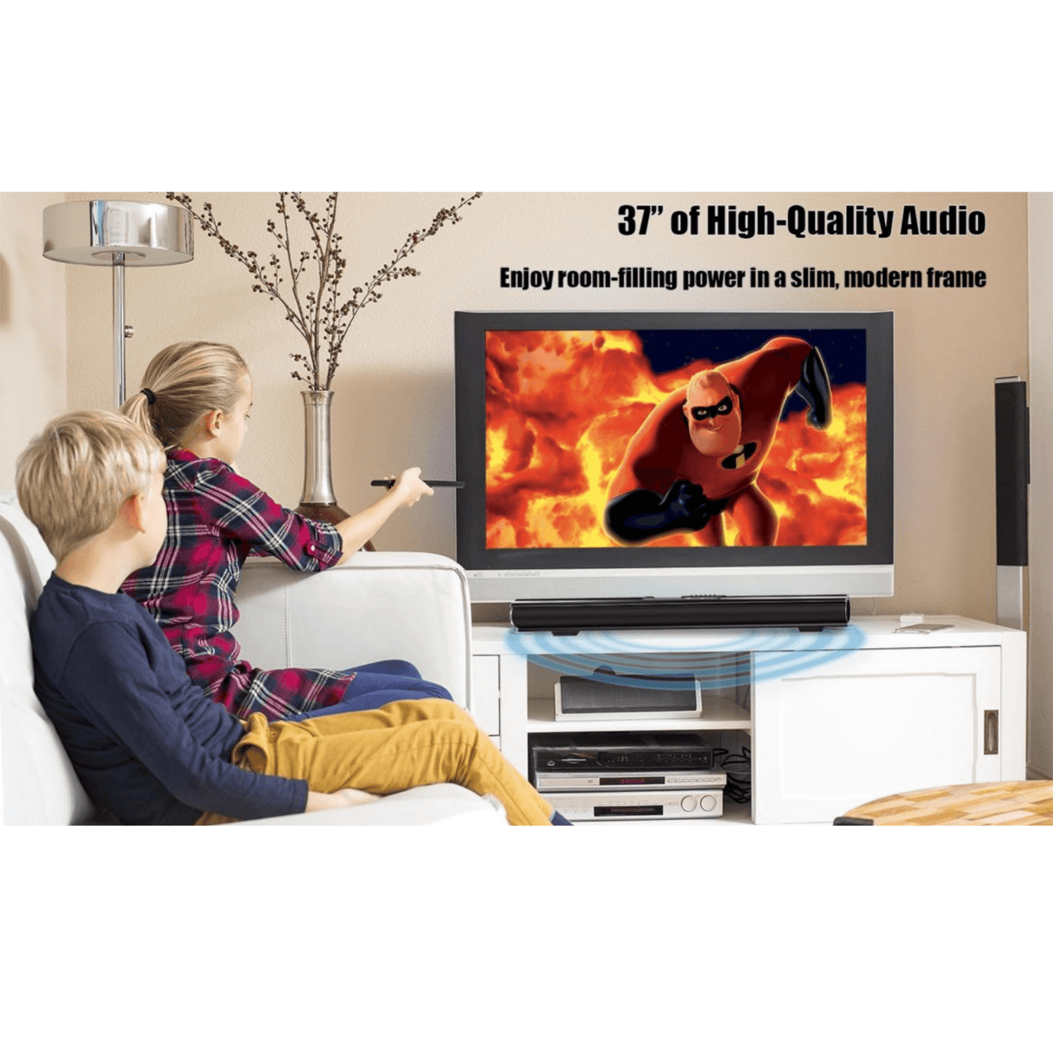 Naxa 37" Bluetooth TV Sound Bar - Refurbished Jupiter Gear Home