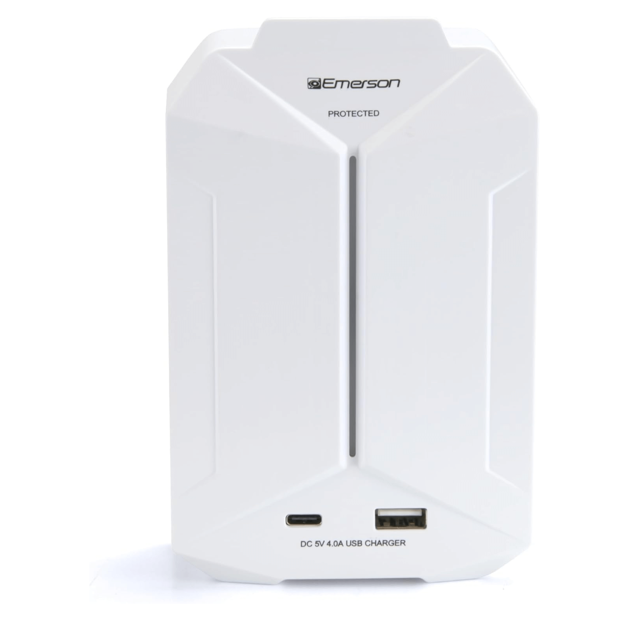 Emerson 6-Outlet + USB Wall Charger with Surge Protection and LED Lighting Jupiter Gear Home