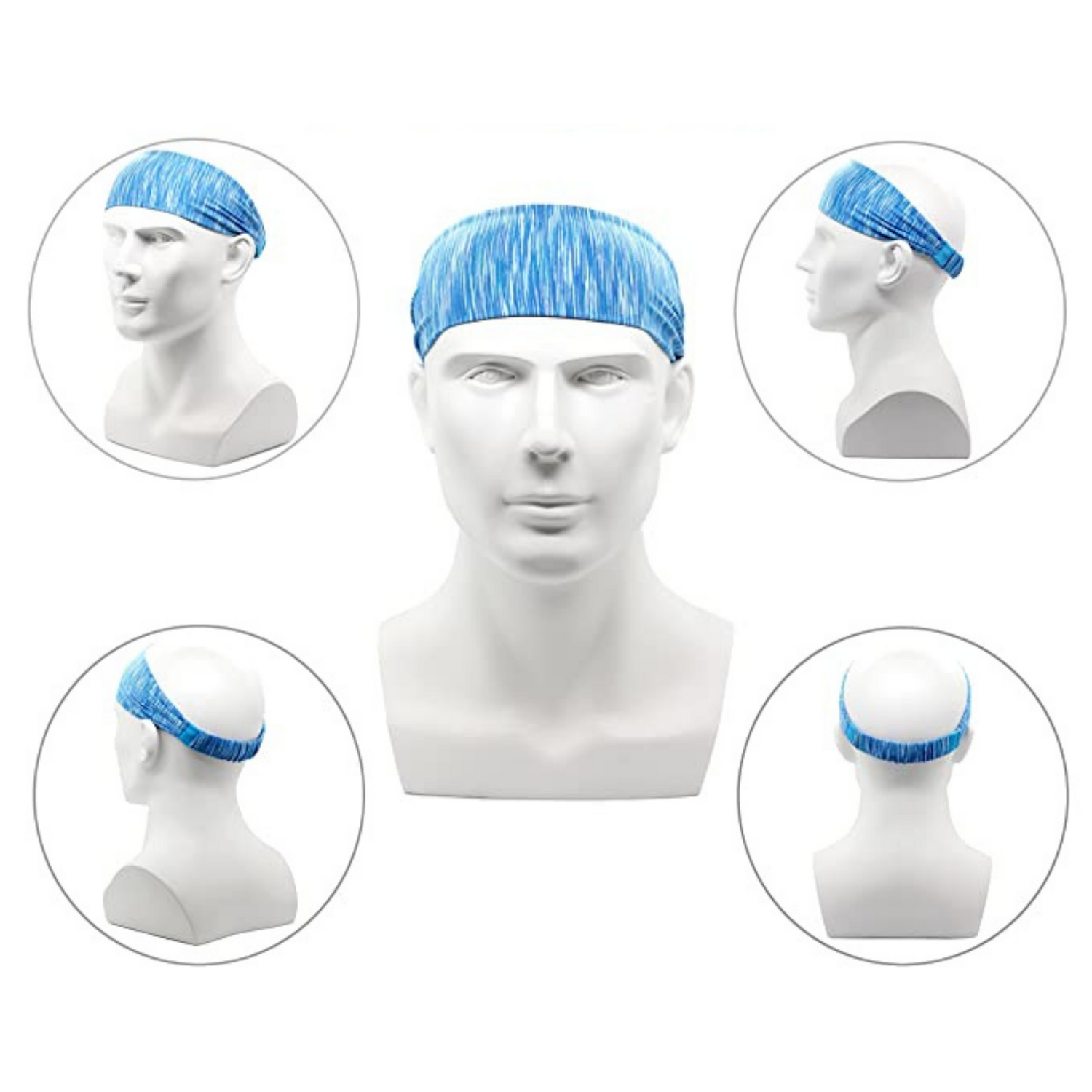 JupiterGear Extra-Wide Sport and Fitness Sweat Wicking Fitness Headband Jupiter Gear Home