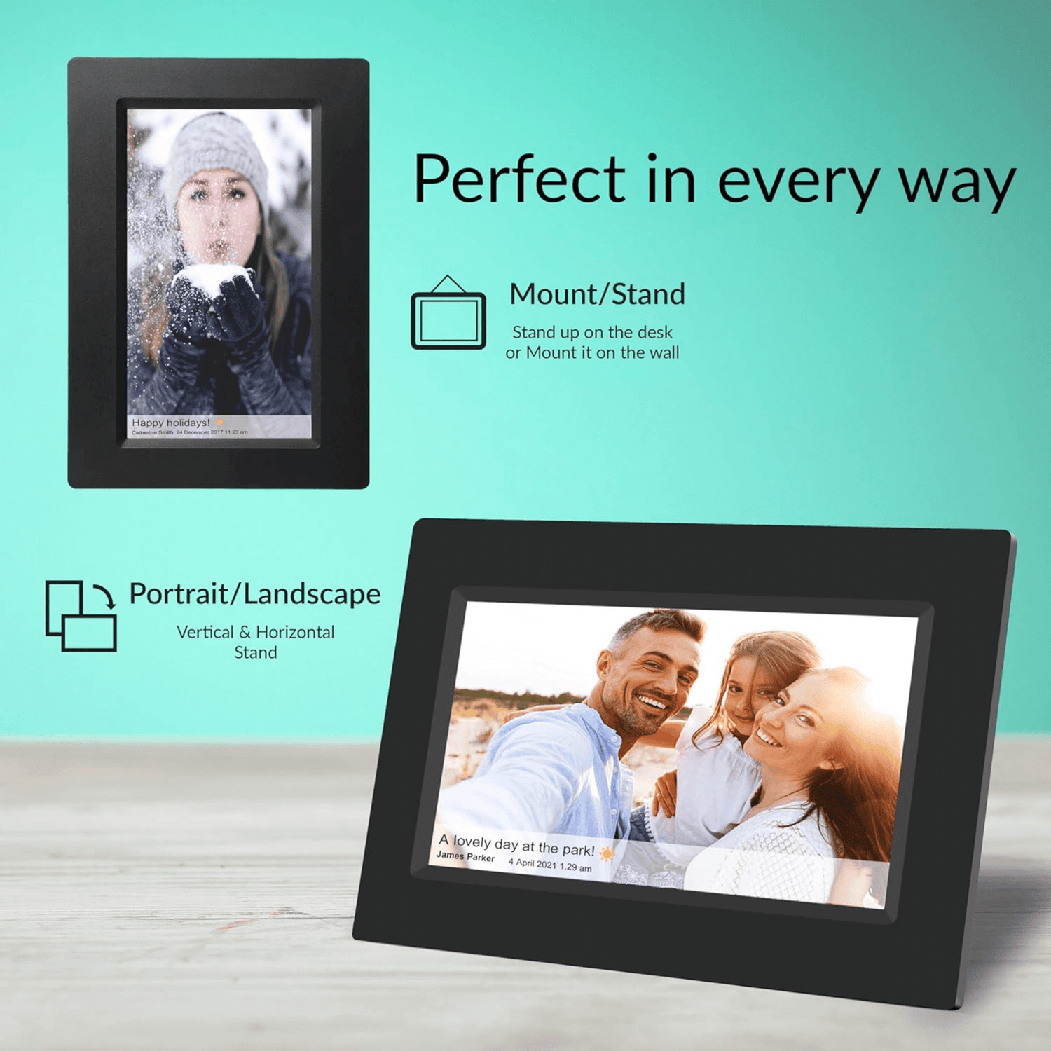 Supersonic 7" Smart WiFi Photo Frame Jupiter Gear Home