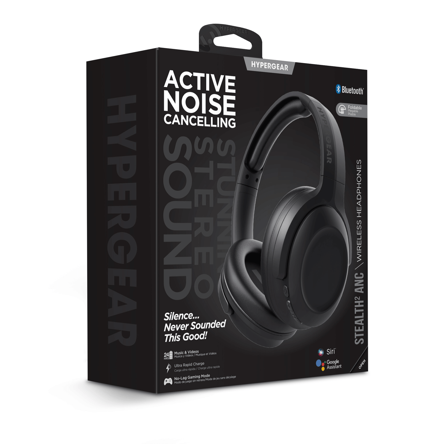 HyperGear Stealth2 ANC Wireless Headphones Jupiter Gear Home