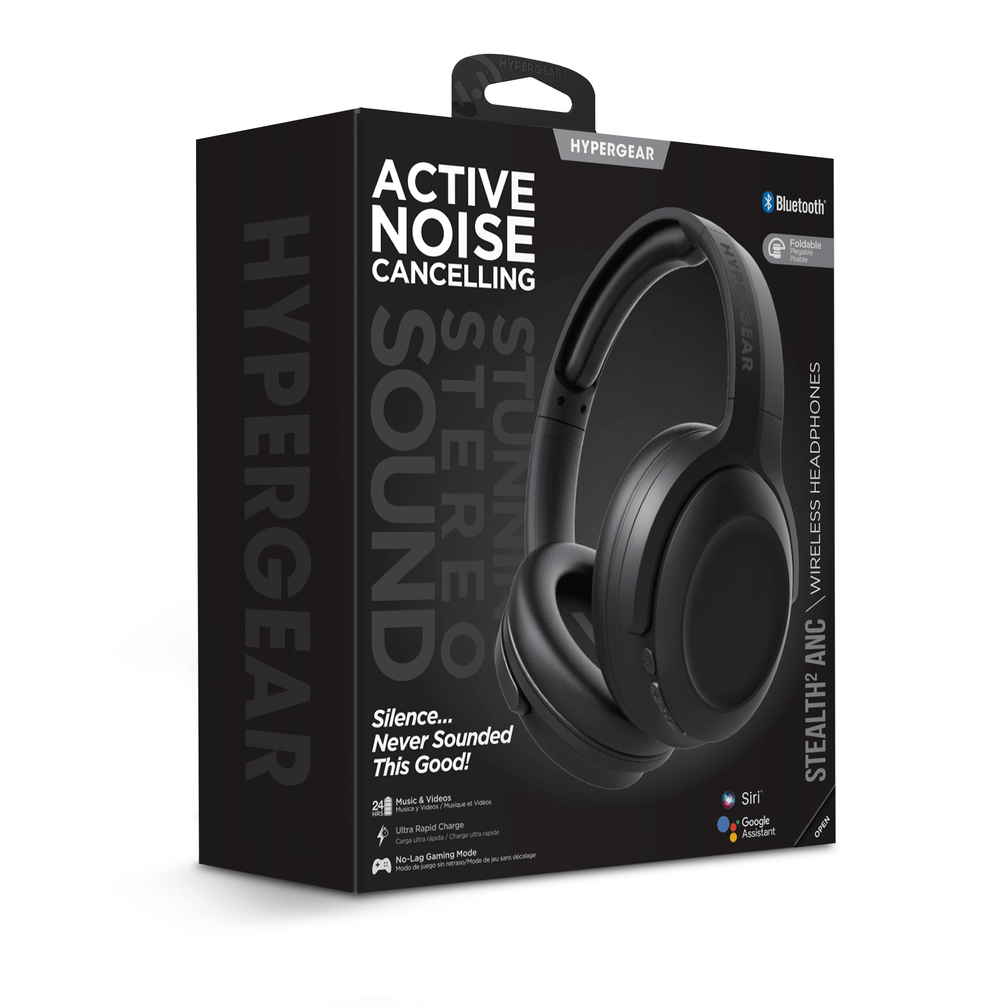HyperGear Stealth2 ANC Wireless Headphones Jupiter Gear Home