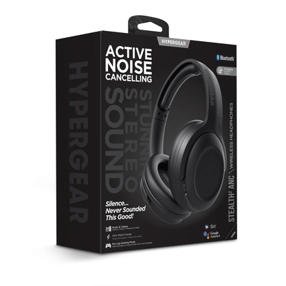 HyperGear Stealth2 ANC Wireless Headphones Jupiter Gear Home