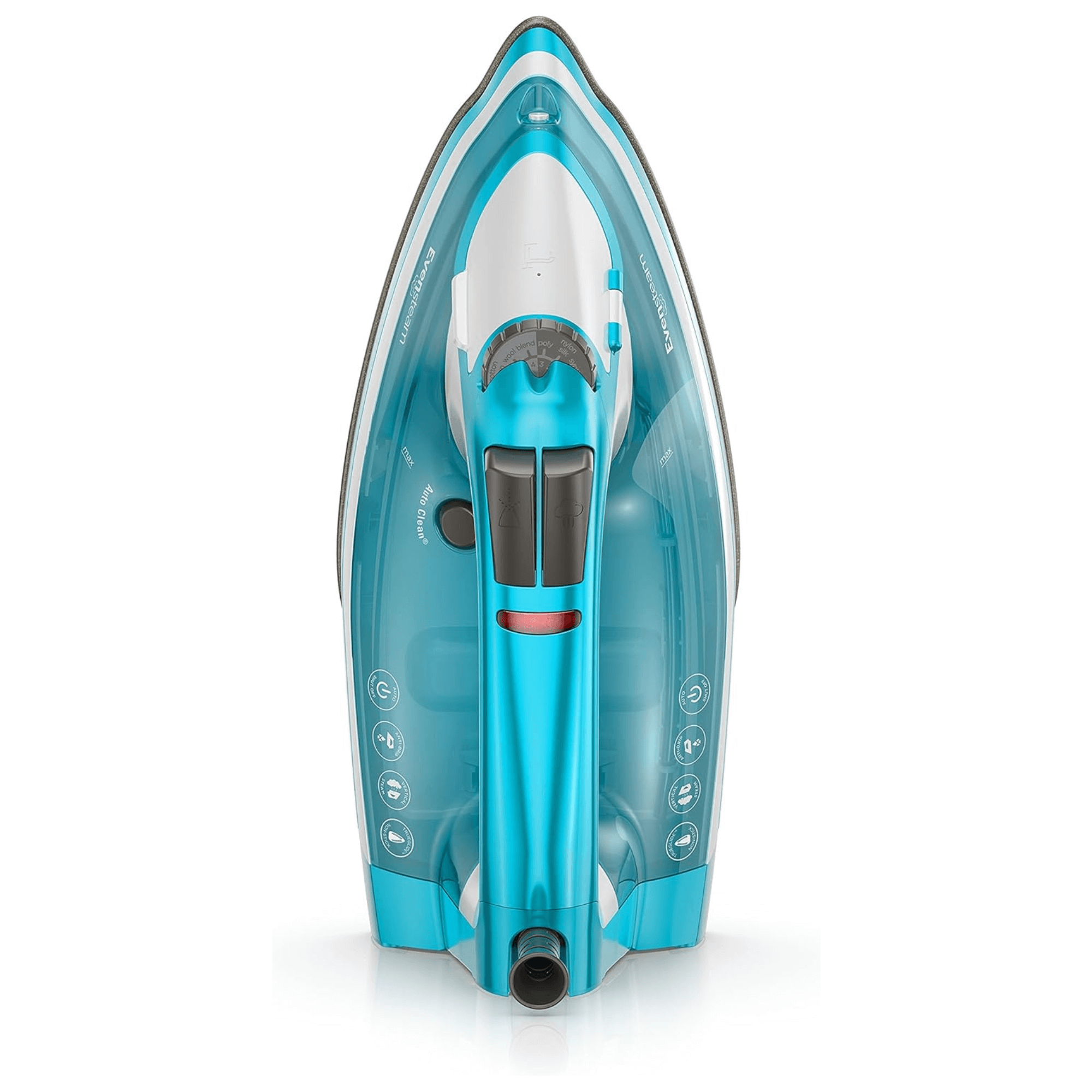 Black &amp; Decker Mid-Size One-Step Garment Steam Iron w Stainless Nonstick Soleplate Jupiter Gear Home