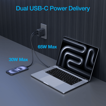Naztech Nexus T100 100W USB-C PD + USB 3-Port GaN Ultra-Fast Wall Charger with PPS Jupiter Gear Home