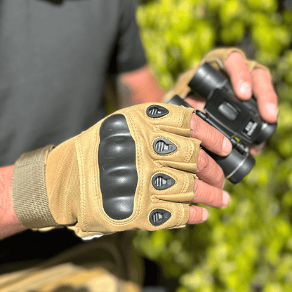 JupiterGear Tactical Military Fingerless Airsoft Gloves for Outdoor Sports, Paintball, and Motorcycling Jupiter Gear Home