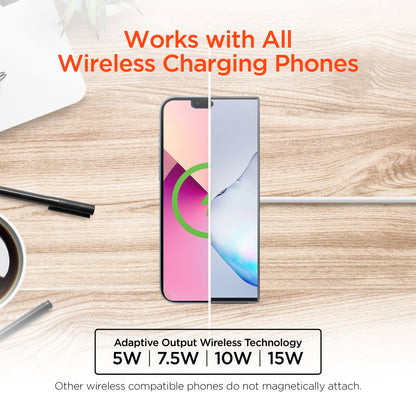 HyperGear Universal Magnetic 15W Wireless Fast Charger Jupiter Gear Home