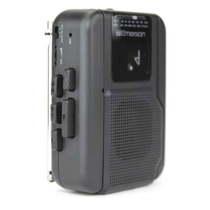 Emerson Portable Cassette Player with Bluetooth Out and Built-In Microphone Jupiter Gear Home