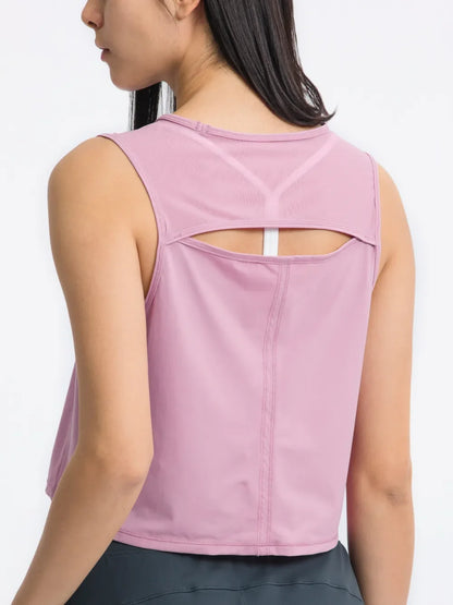 JupiterGear Round-Neck Cropped Tank Jupiter Gear Home