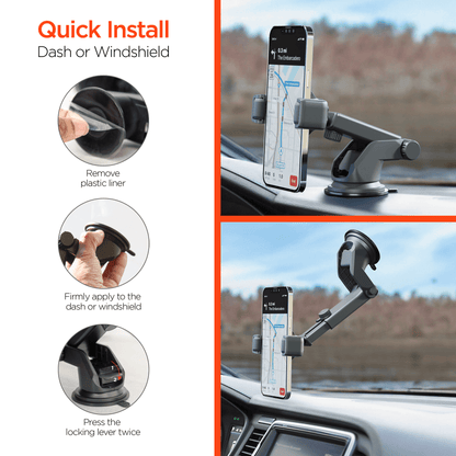 HyperGear Roller Grip Phone Mount Kit Jupiter Gear Home