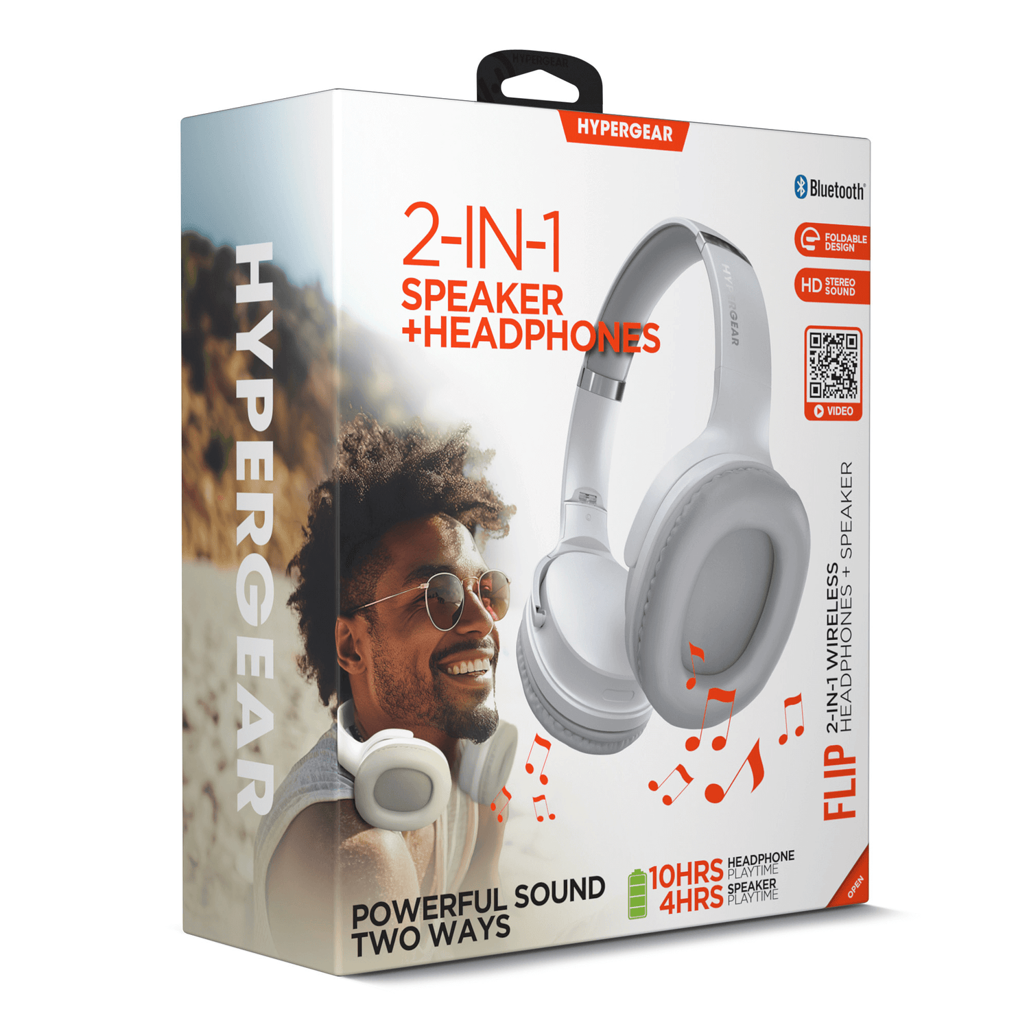 HyperGear Flip 2-in-1 Headphones Plus Speaker Jupiter Gear Home