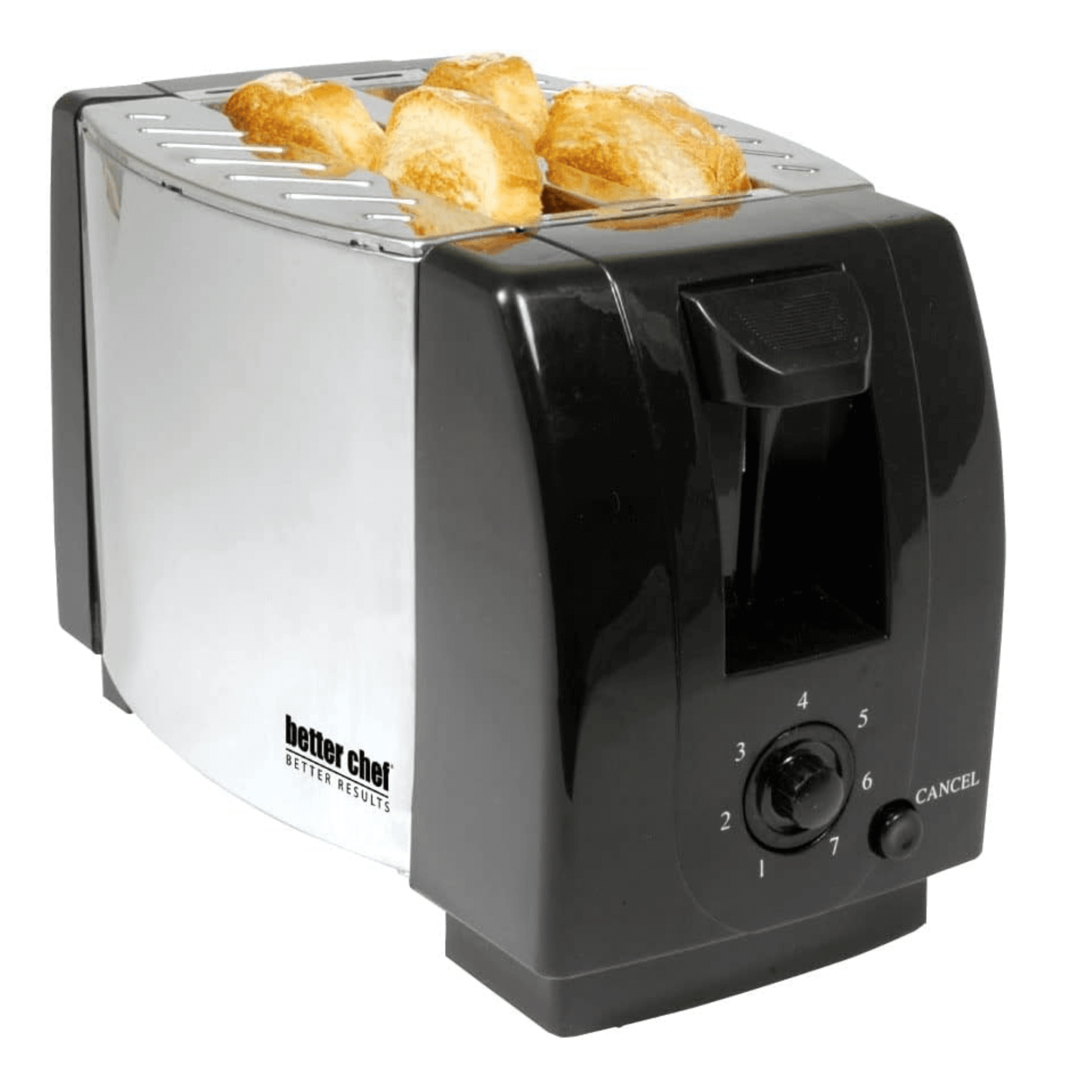 Better Chef 2-Slice Toaster with Pull-Out Crumb Tray Jupiter Gear Home