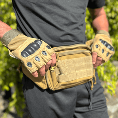 JupiterGear Tactical Military Fingerless Airsoft Gloves for Outdoor Sports, Paintball, and Motorcycling Jupiter Gear Home