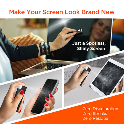 HyperGear ScreenWhiz 2-in-1 Screen Cleaning Kit Jupiter Gear Home