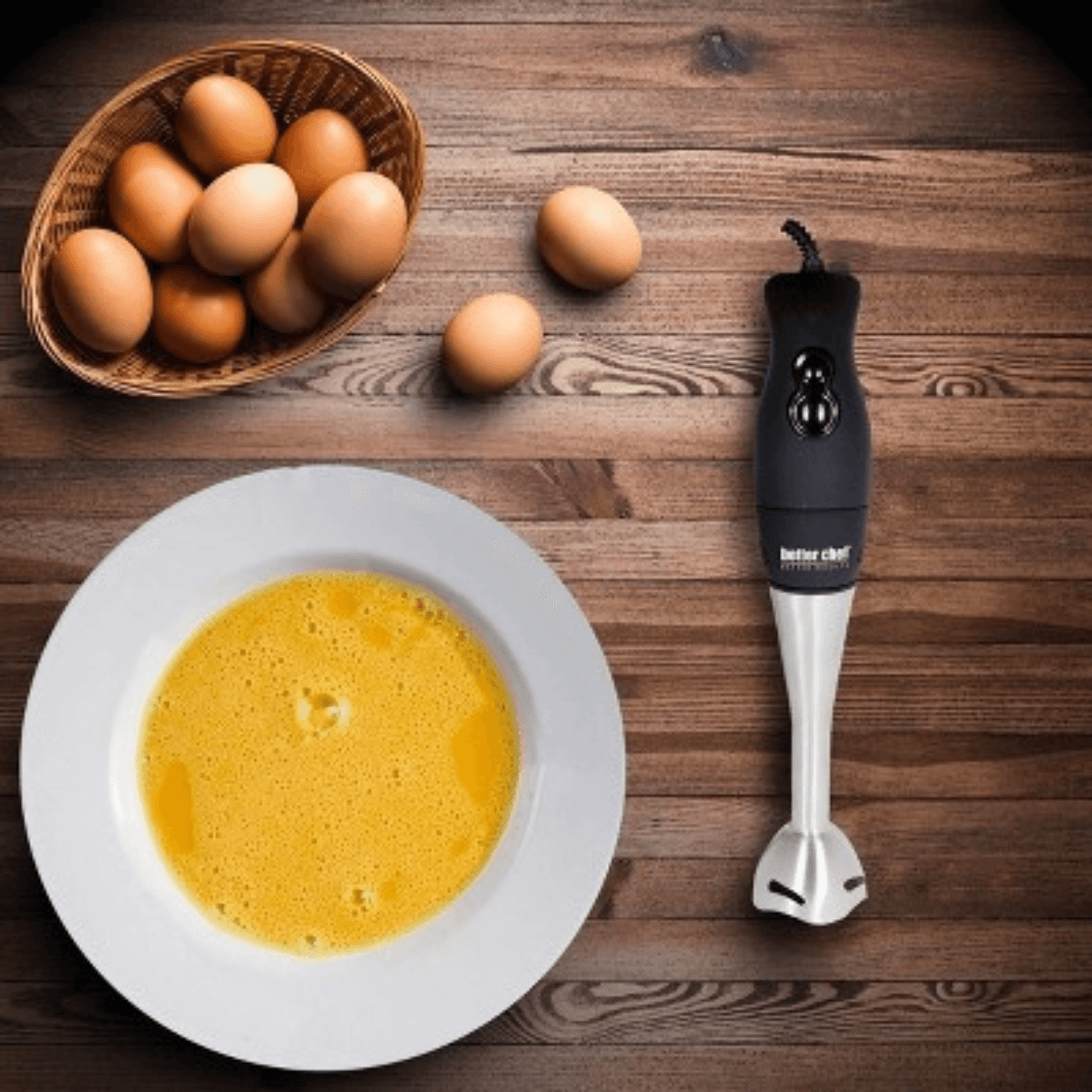 Better Chef 200W DualPro Immersion Blender Hand-Mixer with Cup and Beater Jupiter Gear Home