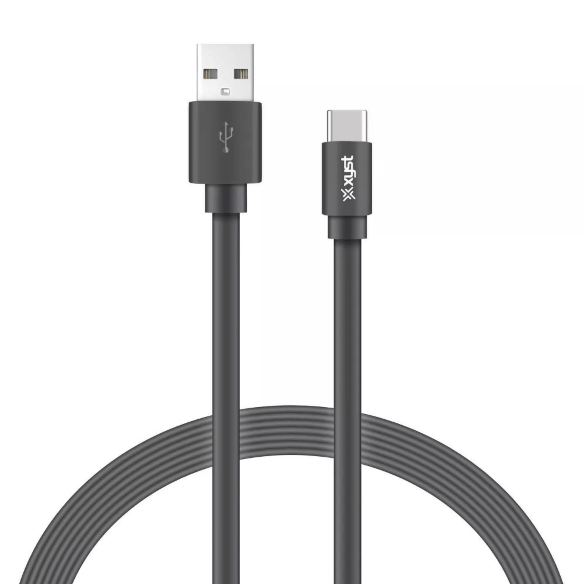 Xyst Charge and Sync USB to USB-C Flat Cable 4Ft Jupiter Gear Home