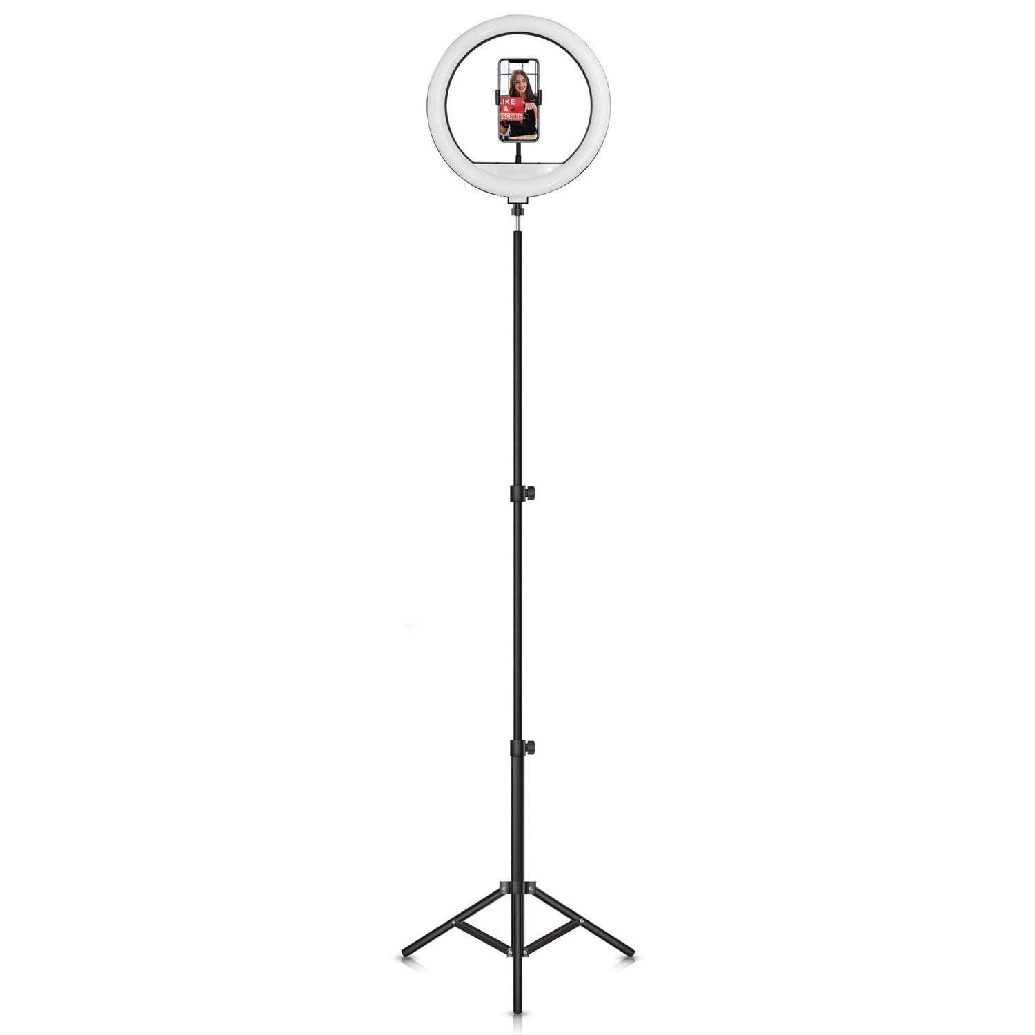 Supersonic PRO Live Stream 14” Floor Ring Light with RGB (SC-2430RGB) Jupiter Gear Home