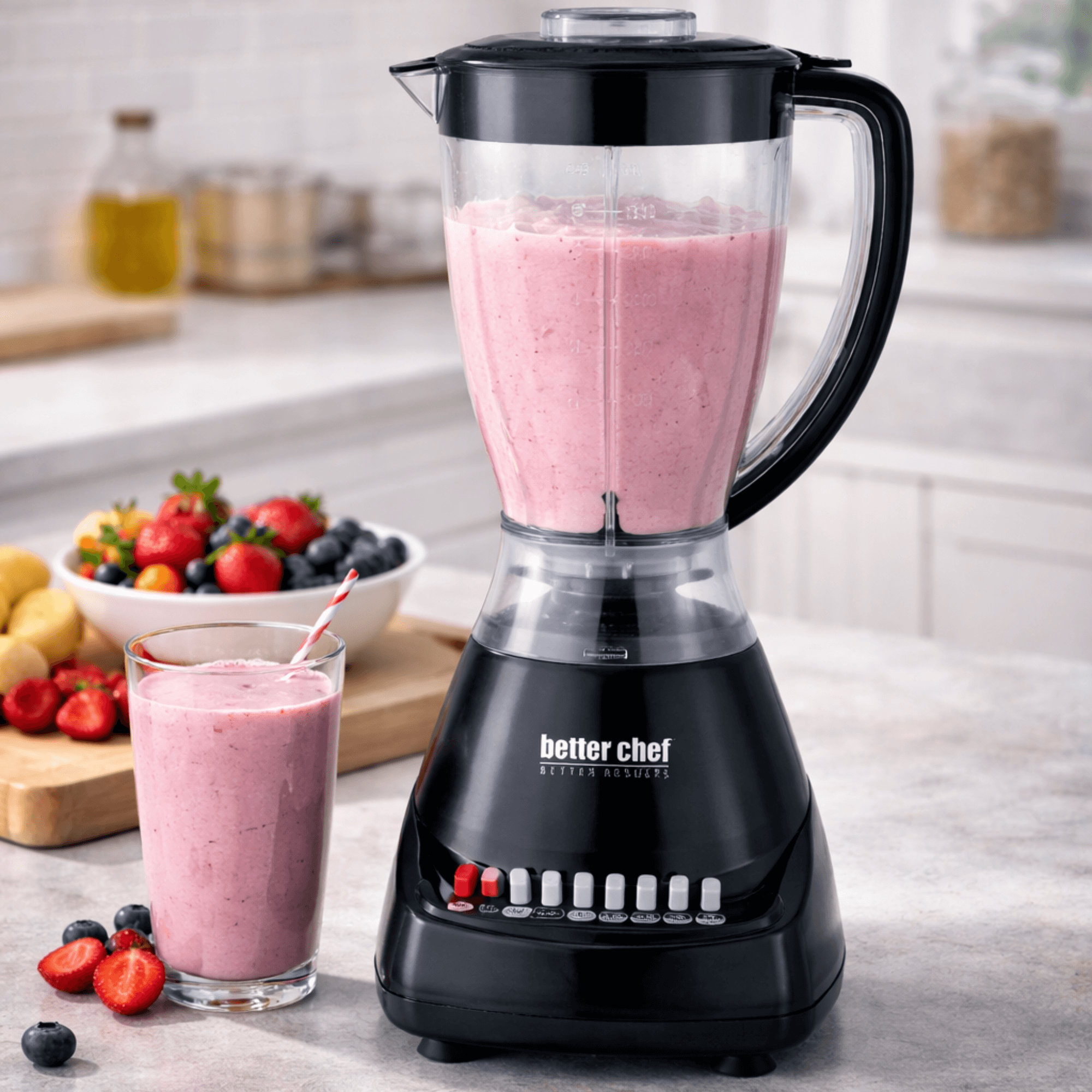 Better Chef 10-Speed 400W Plastic Jar Blender Jupiter Gear Home