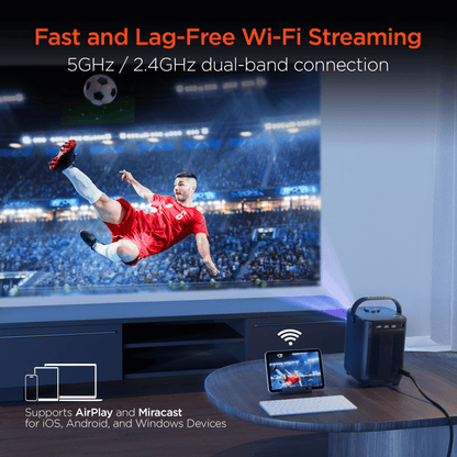 HyperGear CineMini Portable Mini Projector Jupiter Gear Home