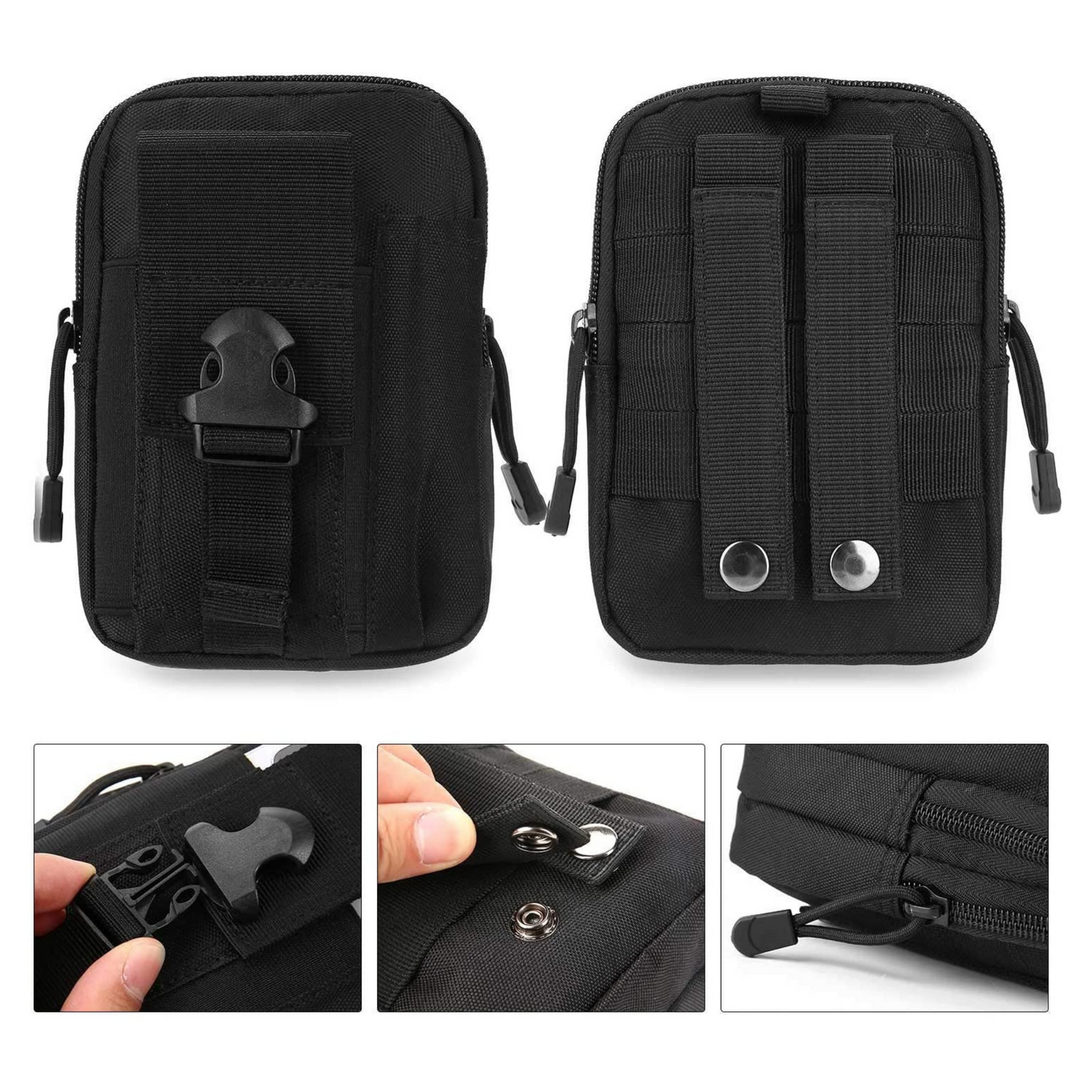 JupiterGear Tactical MOLLE Military Pouch Waist Bag for Hiking, Running and Outdoor Activities Jupiter Gear Home