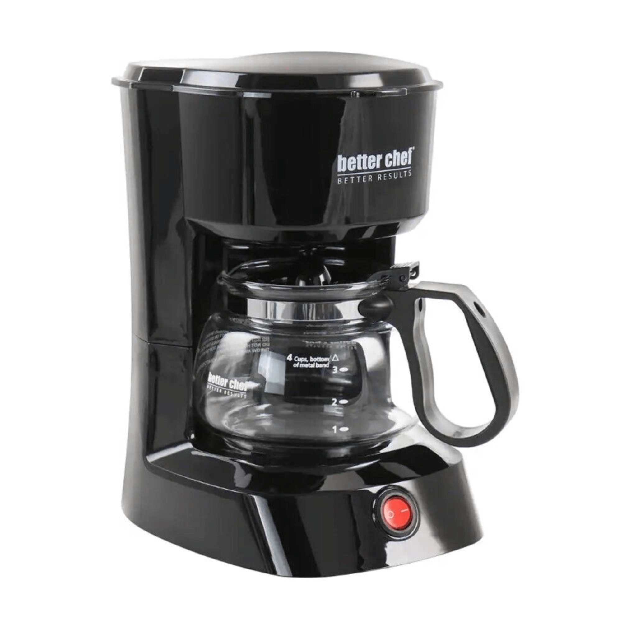 Better Chef 4-Cup Coffeemaker with Grab-A-Cup Feature Jupiter Gear Home