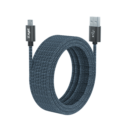 Xyst Charge and Sync USB to Micro USB Braided Cable 10Ft Jupiter Gear Home