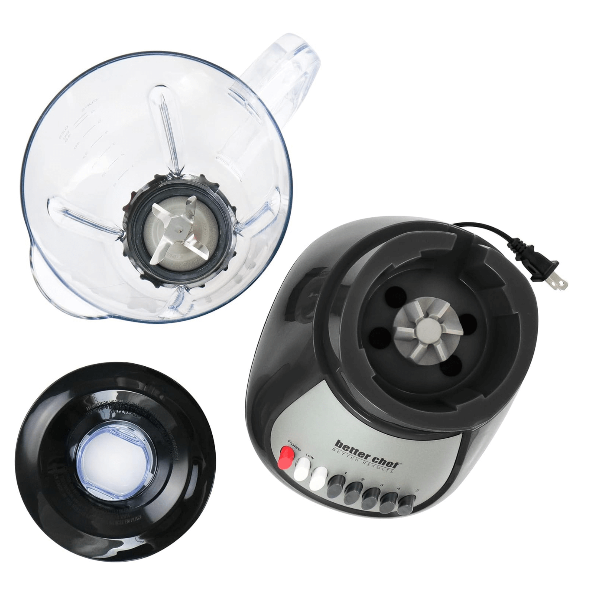 Better Chef Classic 10-Speed 6-Cup Plastic Jar Blender Jupiter Gear Home