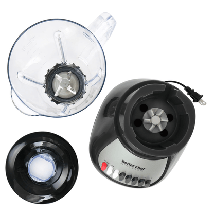Better Chef Classic 10-Speed 6-Cup Plastic Jar Blender Jupiter Gear Home