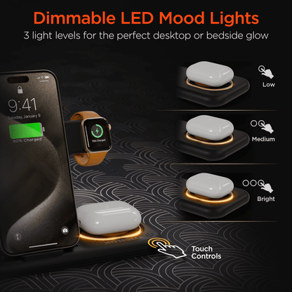 HyperGear 4 in 1 Wireless Charging Stand Jupiter Gear Home