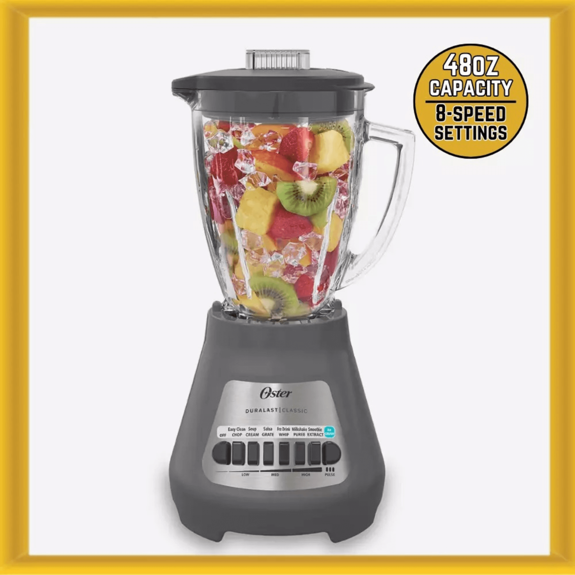 Oster Classic 8-Speed Glass Jar Blender Jupiter Gear Home
