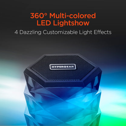 HyperGear LYTE Mini Wireless LED Speaker Jupiter Gear Home