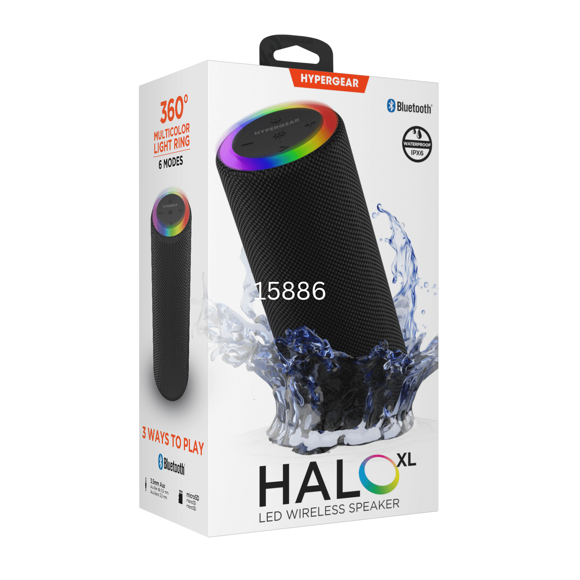 HyperGear Halo XL Wireless LED Speaker Jupiter Gear Home