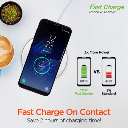 HyperGear ChargePad Pro 15W Wireless Fast Charger Jupiter Gear Home