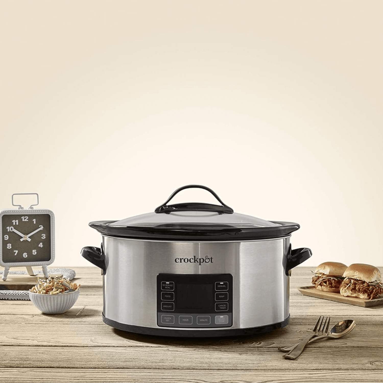 Crockpot 6-Quart My Time Digital Programmable Slow Cooker and Food Warmer Jupiter Gear Home